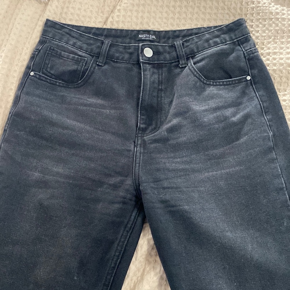 Nasty Gal High Waisted Black Jeans
